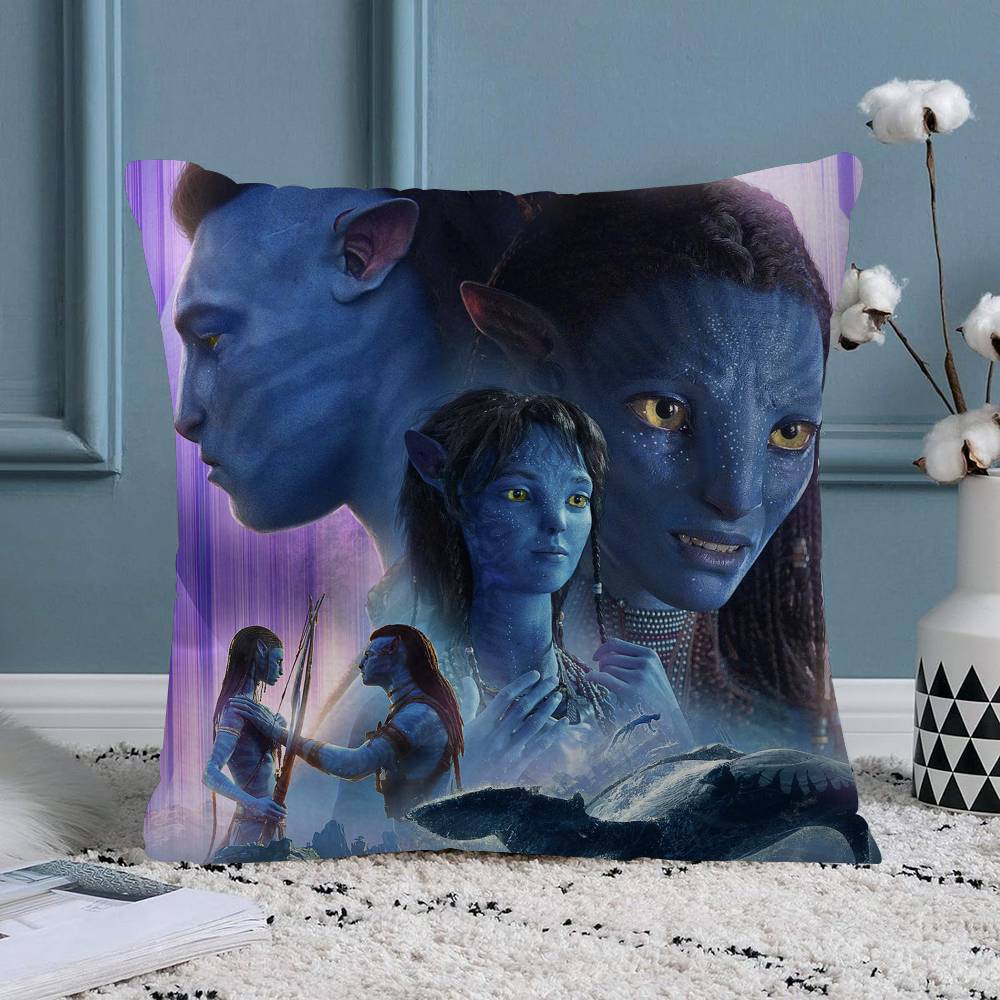 PC Scifi Movies AAvatar Vintage Pillow Cushion Cover Pillowcase Living Room Sofa Home Decor Customized