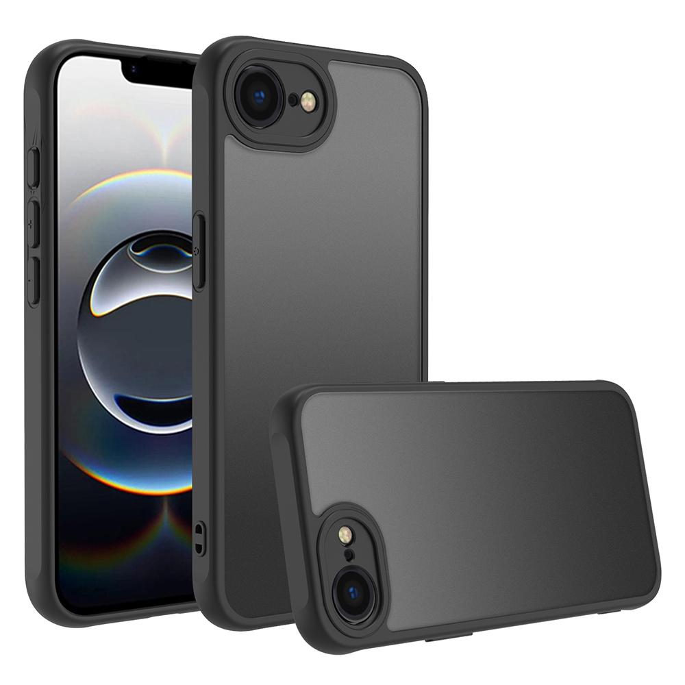 

For iPhone 16e Case Skin Touch Matte PC+TPU Shockproof Phone Back Cover A