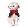 Pumpkin Pattern Halloween Cat Cloak Adjustable Breathable Halloween Dog Costume Soft Bat Cat Halloween Costume Home Decor