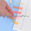 Morandi Index Tabs: Transparent, Extra-Fine Bookmark Stickers In 100 Colors for Students