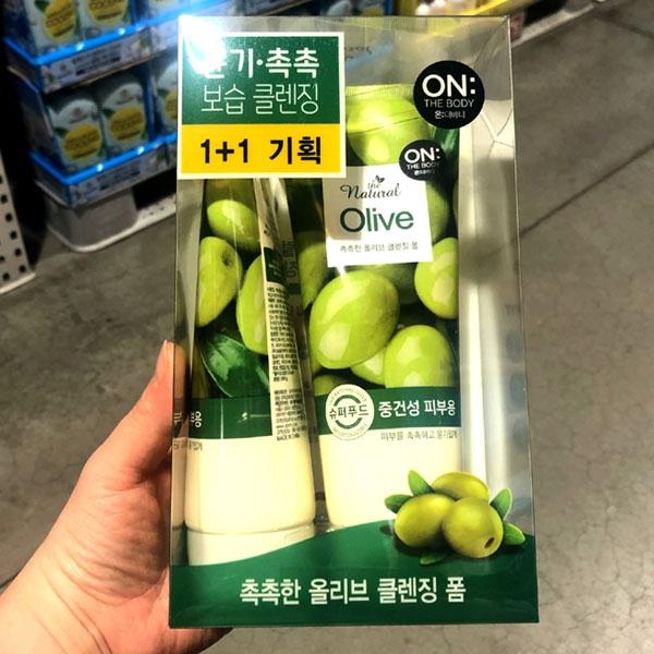 

Onthebody The Natural Cleansing Foam Olive 200г x 2р Корейская косметика