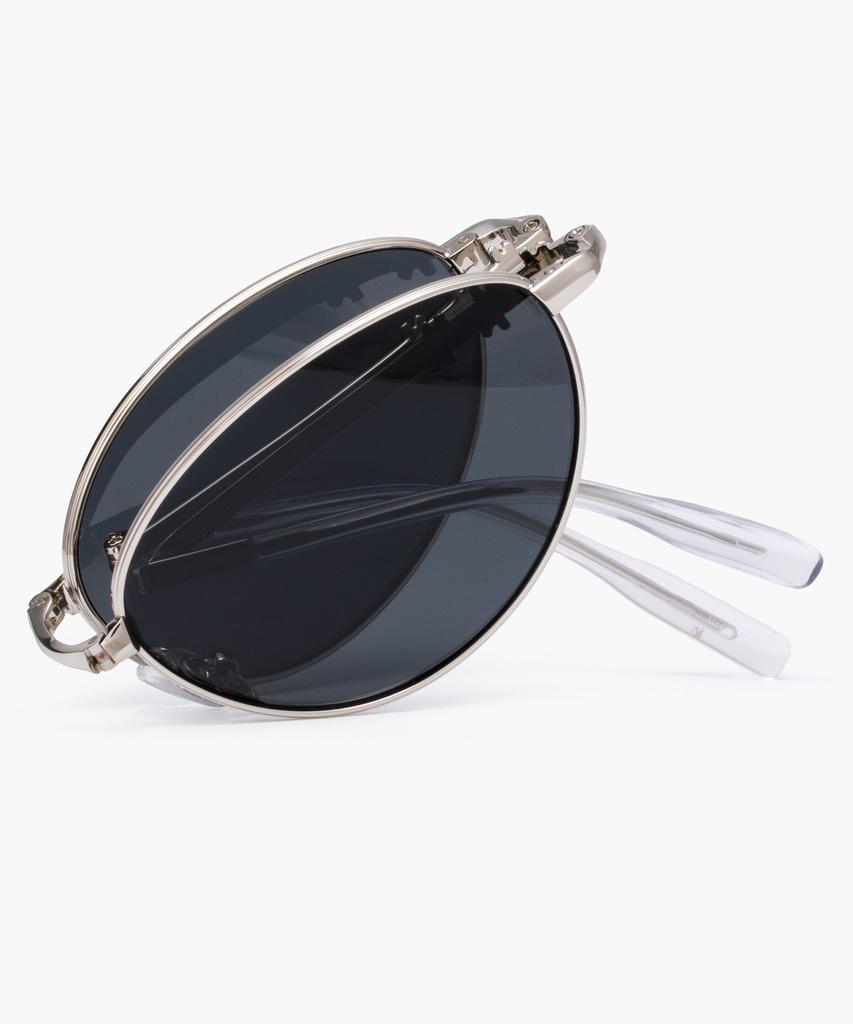 Likkeullou Rc Stainless Steel Epoca F Folder Sunglasses Black
