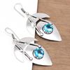 925 Silver Blue London Topaz Sterling Gemstone Earring Earrings Jewelry