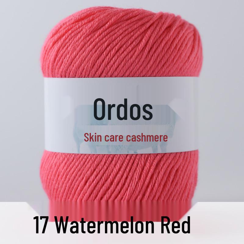 Genuine Baby Cashmere Yarn: Hand-Knitted Scarf for Infants & Toddlers, Medium Thick Milk Cotton for Crochet.