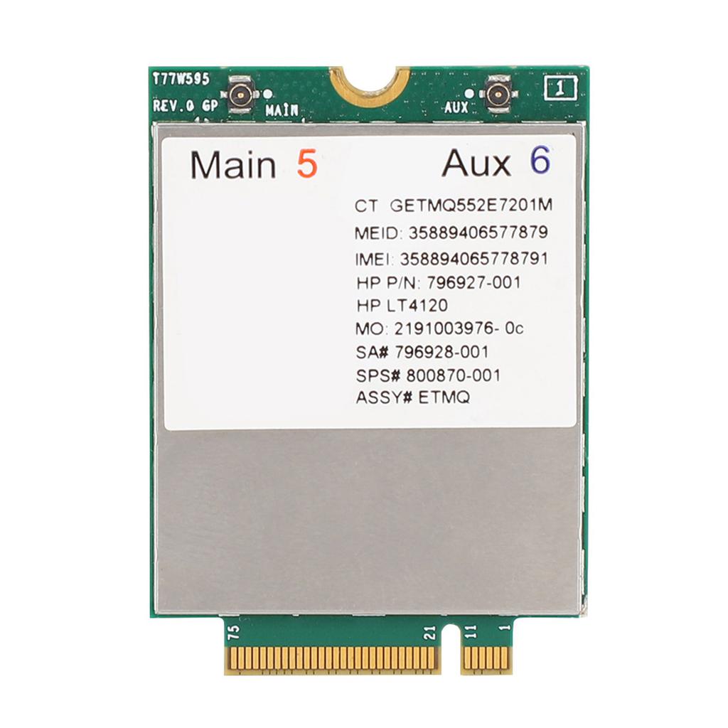 T77W595 4G Module LT4120 796928 001 For HP Probook EliteBook 820 840 850 G2 G3