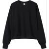 Womens Oversized Hooded Zip-Up Sweatshirt Lightweight Cotton Blend Casual Top