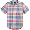 Polo Casual Shirt Plaid Cotton Oxford Long Sleeve Standard Fit Kids Kids Shirts CWPOWOVY6820675-999