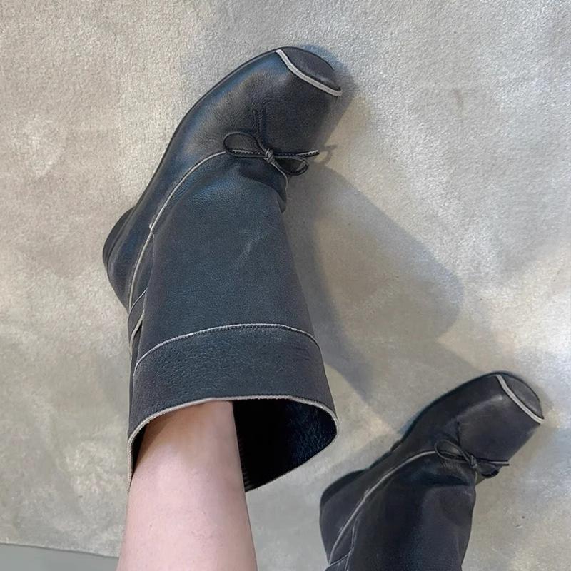 Fashion NEW Women Platform Ankle Boots Fashion Ladies Thick Sole Round Toe Ankle Boots Short Boots Winter Motorcycle Boot Bottine 2024
