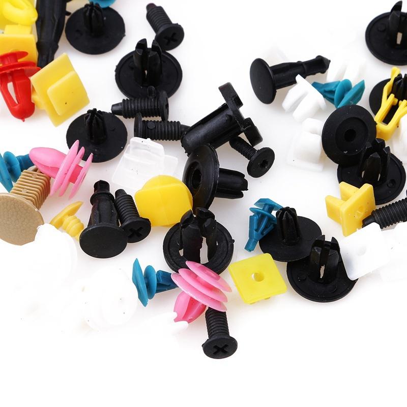 200/500 PCS Car Auto Bumper Rivet Retainer Push Engine Cover Fender Fastener Trim Clips