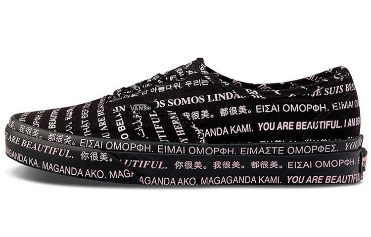 Authentic Vans  We Are Beautiful - Black  Women s VN0A348A2OD 35