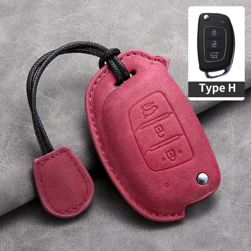 

для Hyundai To Genesis Car Smart Key Case Cover Key Pack Remote Protection Sleeve Buckle Rope Special Accessories Multi Styles