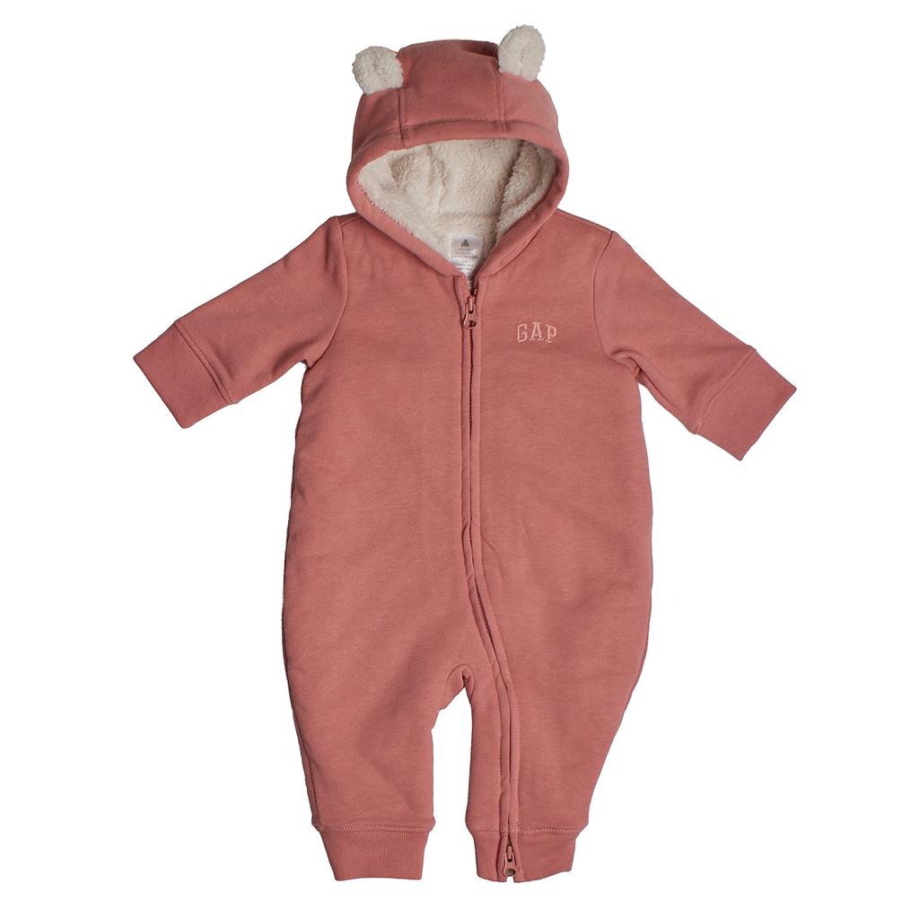 Mono Largo con Forro Polar y Capucha 433504 para Bebé Niña