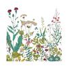 Spring Flowers Window Clings Double-sided Watercolor Flowers Glass Decals Reusable Static PVC Sticker for Home Glass Door Window