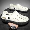 Große Lochschuhe Herren große dicke Sohle Oberbekleidung lässig atmungsaktive Sandalen Sommer neue Sport-Strandschuhe