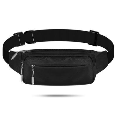 Bolsa de Cintura Ajustável para Homens e Mulheres (Preto)
