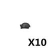 10PCS/LOT MOC Military Building Blocks Soldiers Figure Vest Helmet Belt Mask Earphone Bricks Army Accessories Toys J021
