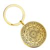 Trend Kabbalah Amulet Seven Archangel Seal Stainless Steel Furnace Real Gold Electroplated Pendant Necklace