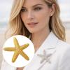 DIY Broschen Pins Vielseitig tragbar Kragen Revers Pin Neuer Seestern Brooch