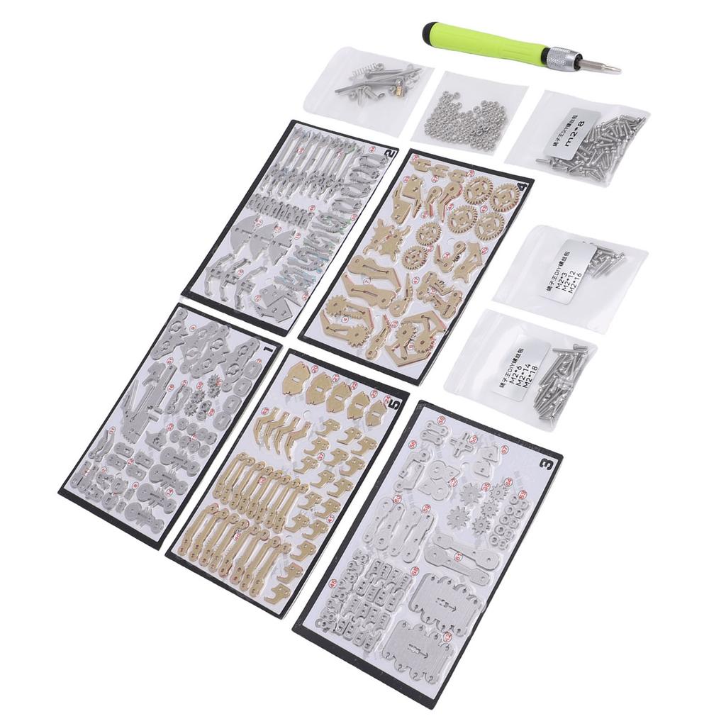 3D Metal Puzzles Kit To Build STEM Educational Toy   Mechanical Puzzle Building Blocks for Kids Adults