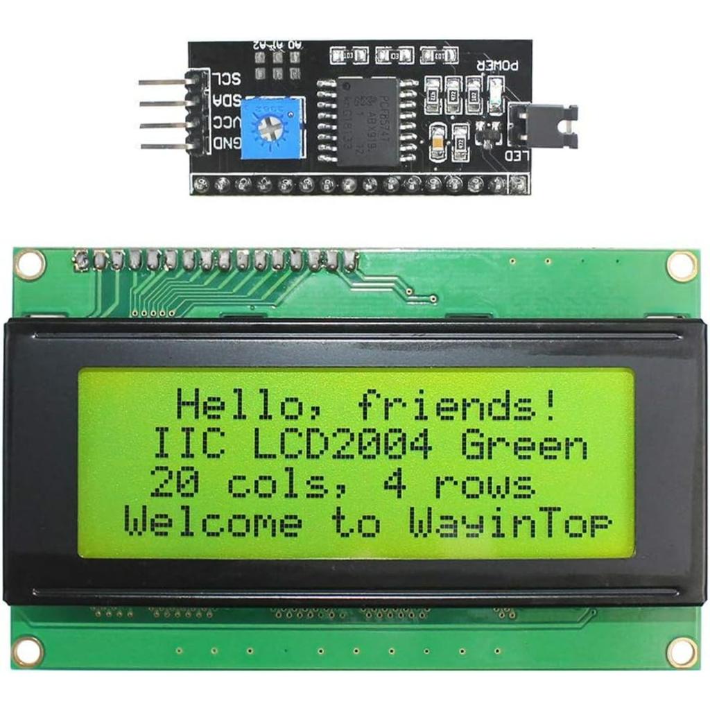 20x4 LCD-Displaymodul 2004 mit IIC/I2C/TWI serieller Schnittstellenadapter