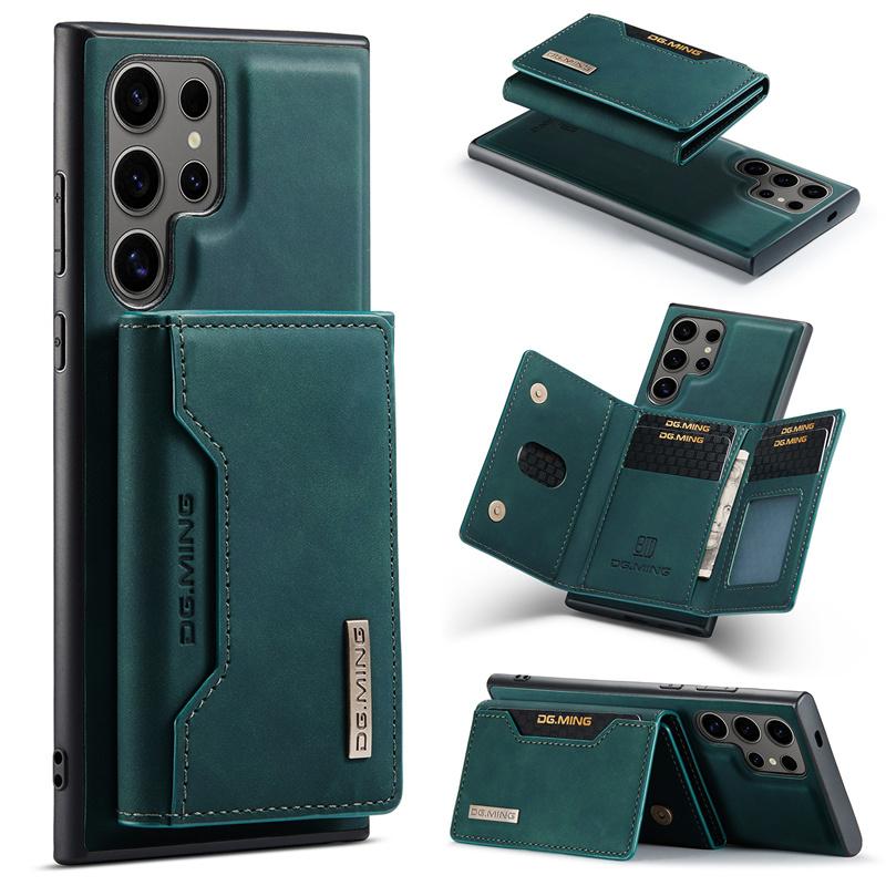 Luxury Magnetic Leather Phone Cover With Card Holder 2 In 1 Detachable Wallet Case for Samsung S26 S24 S22Ultra S23 Plus S25 S21