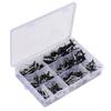 385pcs Metal Blind Rivets Assortment Large Flanges Designs Heavy Duty Fasteners Simple Installation for Secure Fastening