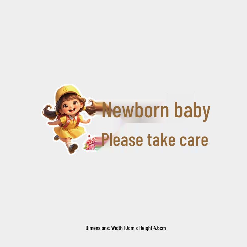 

New Driver Alert: Reflective Baby on Board Sticker