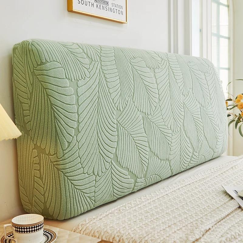 Solid-color Elastic Headboard Cover All-inclusive Headboard Cover Bedroom Dust-proof Cover Backrest Protection Sleeve