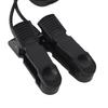 5 Stück Elektrodenkabel 2,5 mm Winkelstecker 1,2 m Länge 1 auf 2 Ohrclip Elektrodenkabel für Massagegerät