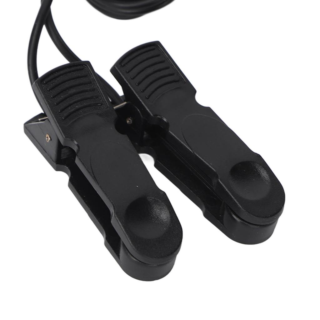 5 Stück Elektrodenkabel 2,5 mm Winkelstecker 1,2 m Länge 1 auf 2 Ohrclip Elektrodenkabel für Massagegerät