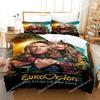 Adult Boys Bedroom Bedding Set Cartoon Anime Hip Hop Style Duvet Cover Set 2024 Quilt Cover Pillowcase