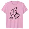 Simple Botanical Leaf Design TShirt Botanical Leaf Nature Birthday Gift