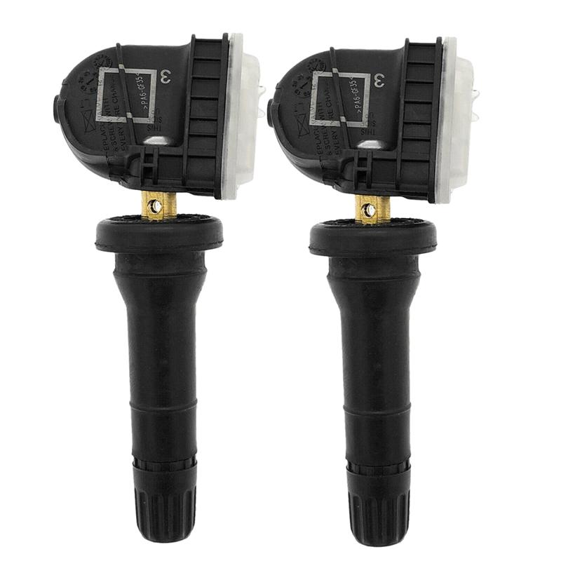 

M63K-2Pcs 315Mhz Cadillac GMC Sierra For Silverado Buick Enclave Tire Pressure TPMS Sensor 13598771 13598772 чорний
