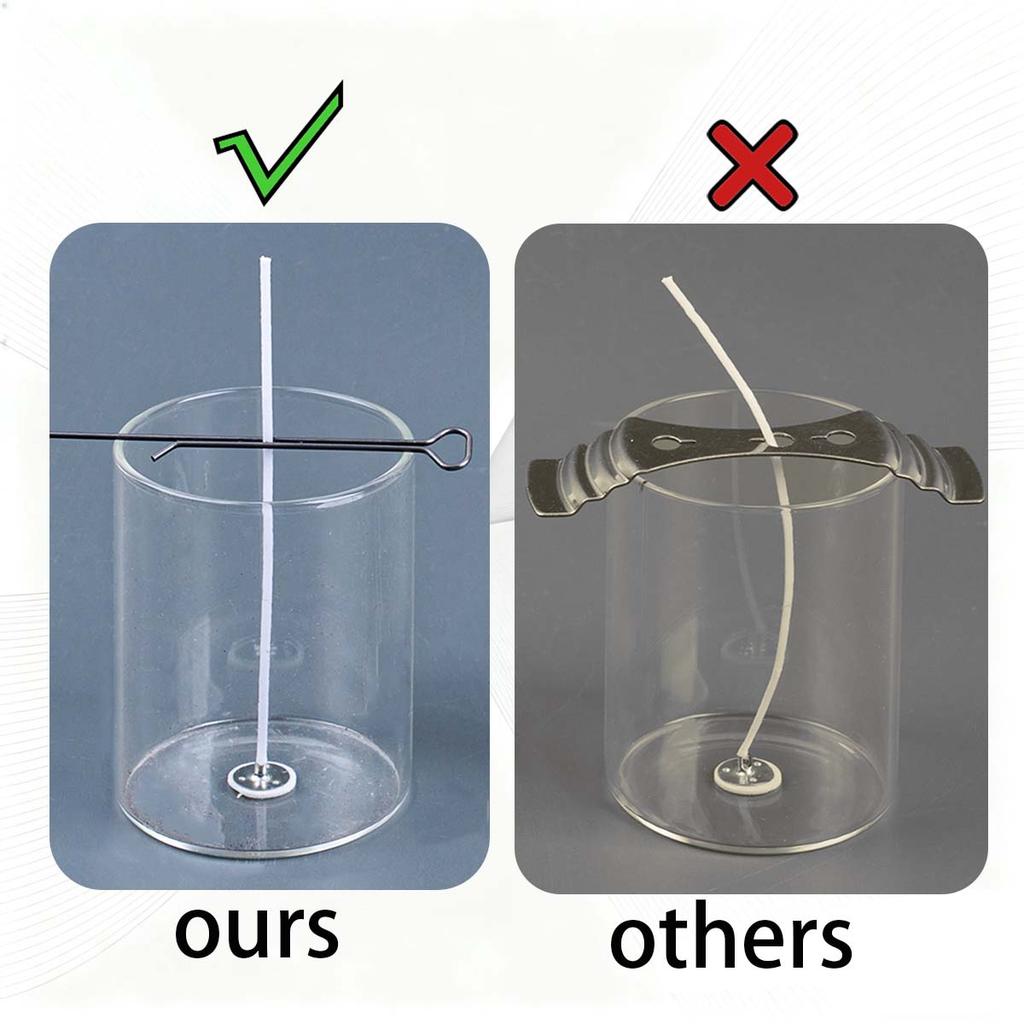 5/10Pcs 4.3 Inch Candle Wick Holders Clip Wick Fixer DIY Stainless Steel Holders for Candle Making Device Supplies Accessories