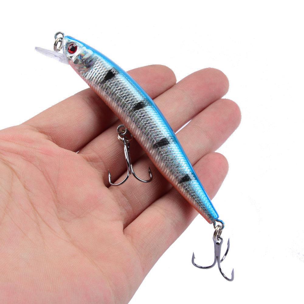 9.5cm/8.5g Minnow Lure, 10 Colors, Bionic Hard Plastic Fishing Bait