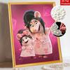 Disney Pearl Painting Painting Kit Glamorous Mouse Pearl Art Home Decor Handmade Gift for Women Adults Sparkling Jeweled Masterpiece