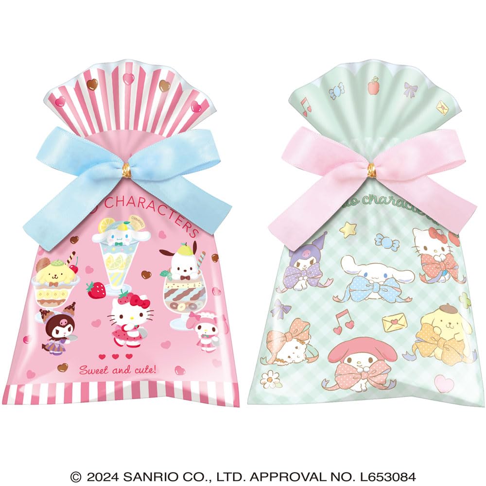 Heart Sanrio Characters Present Bag 16 Pieces Candy Toy/Semi-Chocolate
