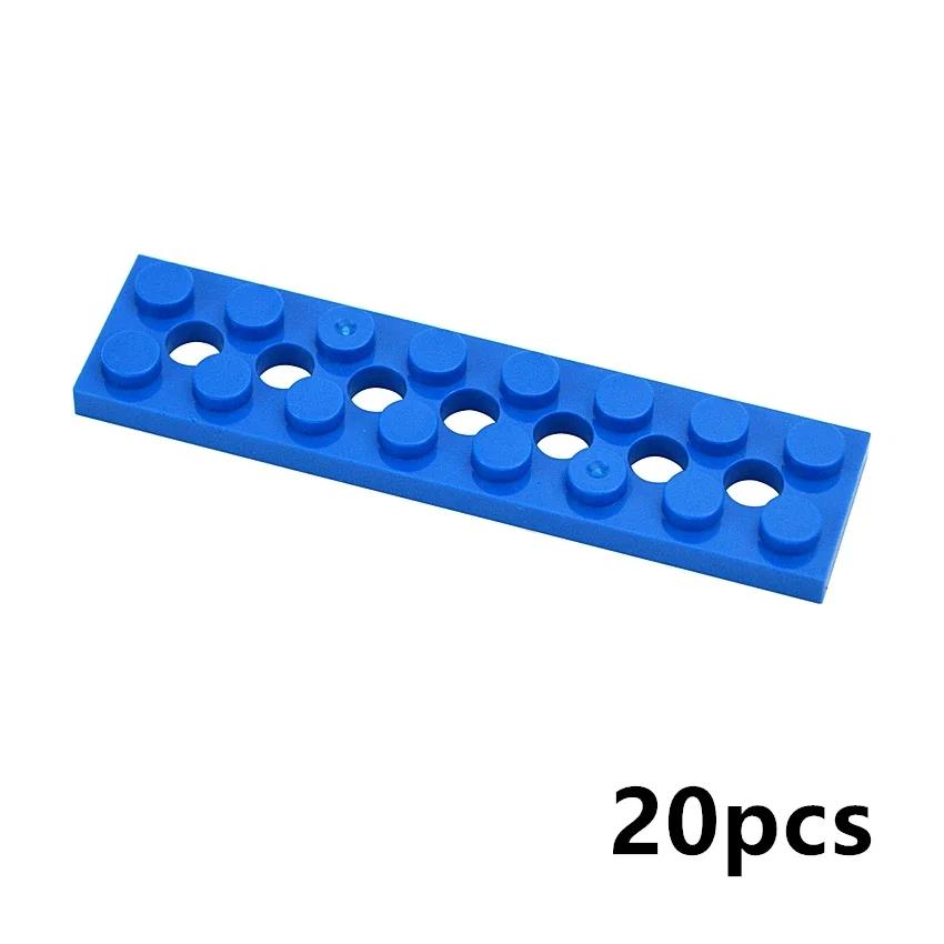 MOC Building Block Holes Thin Thick 1x1 1X2 1x3 Assembles Particles Brick Basic Accessories Toy Compatible 32001 43857 6541