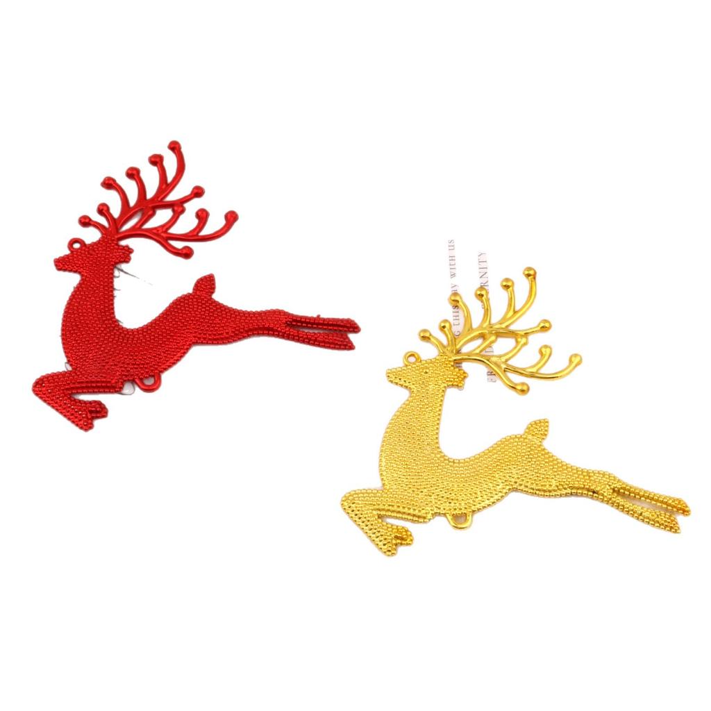 Christmas Reindeer Bell Decor (24PCS) - Delightful Ornaments for Xmas Decoration & Lovely Christmas Gifts