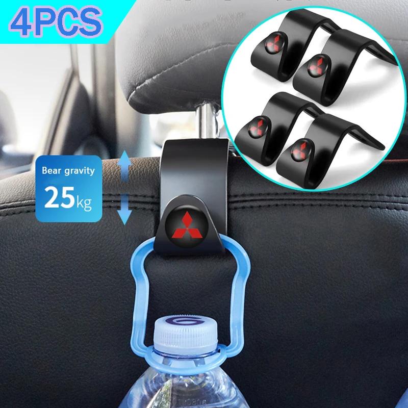 Háčky na zadní stranu autosedačky Úložné háčky na drobnosti Věšák na opěrku hlavy pro Mitsubishi ASX EVO Lancer Montero Mirage Pajero Galant Xpander Eclipse