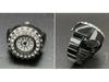 **Diamond Ring Watch**: Stylish Unisex Ring Watch Adorned with Diamonds, a Trendy High-end Accessory for Men and Women.