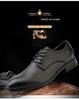 Men's British Style White Leather Shoes for Weddings and Business - Casual, Large Size, Perfect for Piano Performance