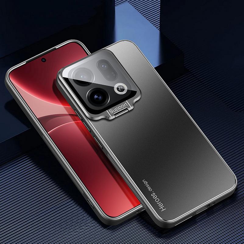 Metal Back Plate, Camera Protective Bracket Buckle Case For OPPO Find X9 Pro Find X9 X8 Ultra X8s + X7 Ultra X6 Car Holder Cover