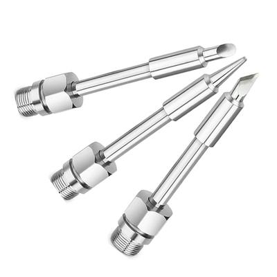 3 adet M7*0.5mm Diş 510 Arayüz Lehimleme Demiri Başlığı Değiştirilebilir USB Lehim Ucu 8-10W Pil Lehimleme Demiri Ana Çerçevesi İçin