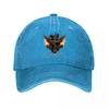Metal Cross Eagle Wings Faith Over Fear Wall Decor Washed Baseball Cap Outdoor For Womens Unisex FeUnisex