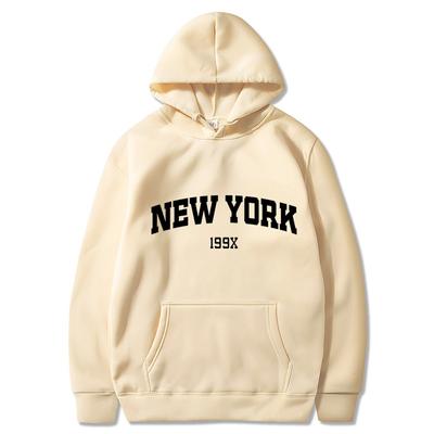 New York 199X Persönlichkeit Brief Hoodie Männer Mode Marke Langarm Casual Bequeme T-Shirtsport Männer Hoodie Top