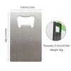 Credit Card Bottle Opener Stainless Steel Beer Bottle Opener for Your Wallets and Shirt Pocket Wedding Bridesmaids Favor