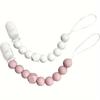 1pc Colorful Silicone Beaded DIY Craft Kit: Decorative Box, Key Bag Chain, Necklace Lanyard Jewelry Making Accessories for Eid