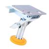 Trolley Brake Floor Lock Iron Galvanized Trolley Cart Lock with TPU Pad for 3in Casters