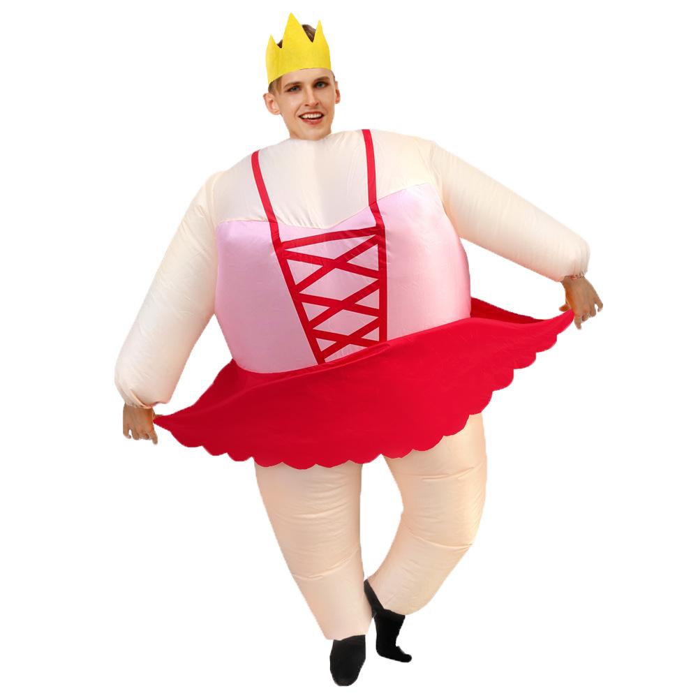 

Надувной костюм перевернутого клоуна для Хэллоуина и выступлений на вечеринках Adult